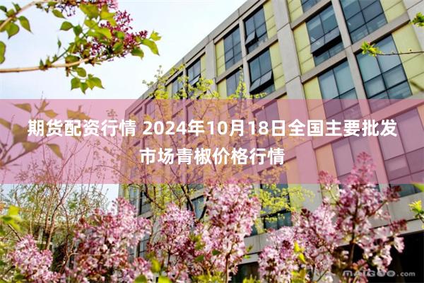 期货配资行情 2024年10月18日全国主要批发市场青椒价格行情