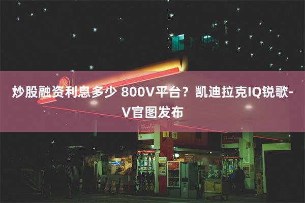 炒股融资利息多少 800V平台？凯迪拉克IQ锐歌-V官图发布